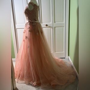 PEACH PRINCESS GOWN